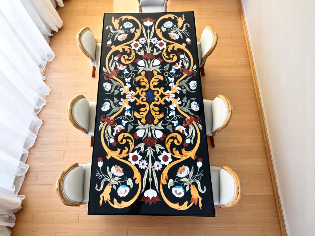 Attractive Marble Top End Tables for Living Room & Dining - Vedant Artisans
